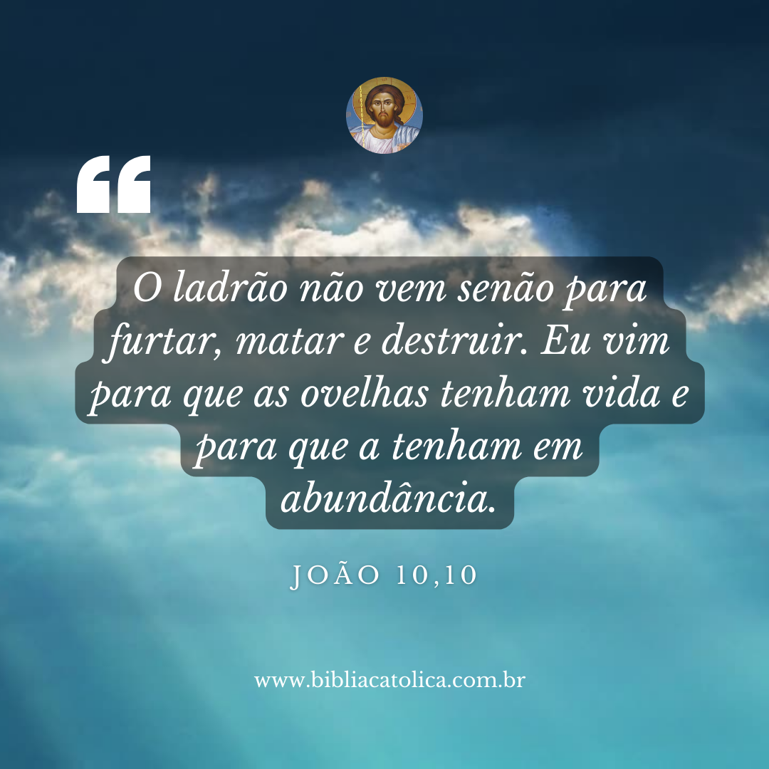 João 10,10