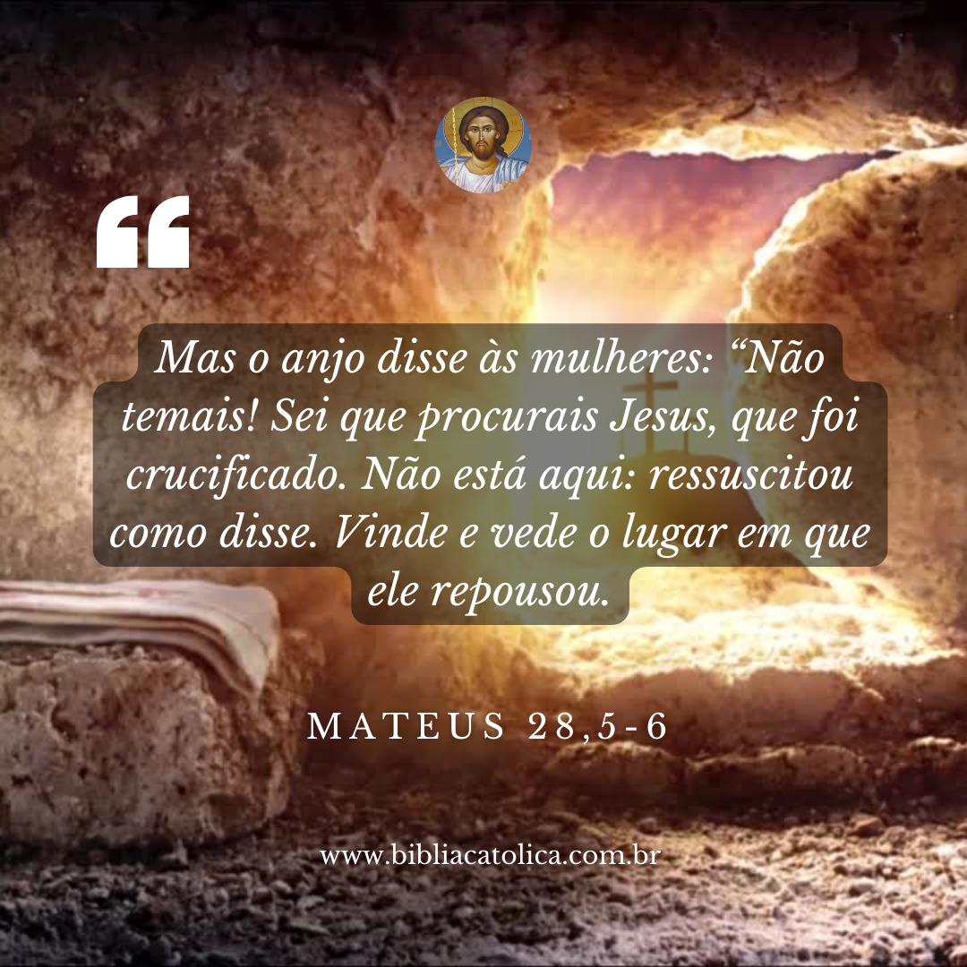 Mateus 28,5-6
