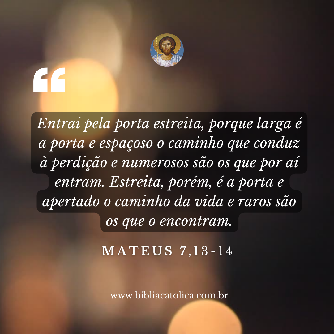 Mateus 7,13-14